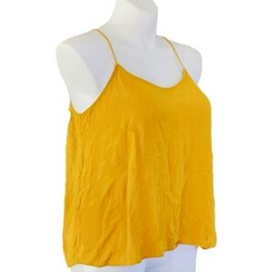 Swing Top Cami Summer Top Mustard Yellow